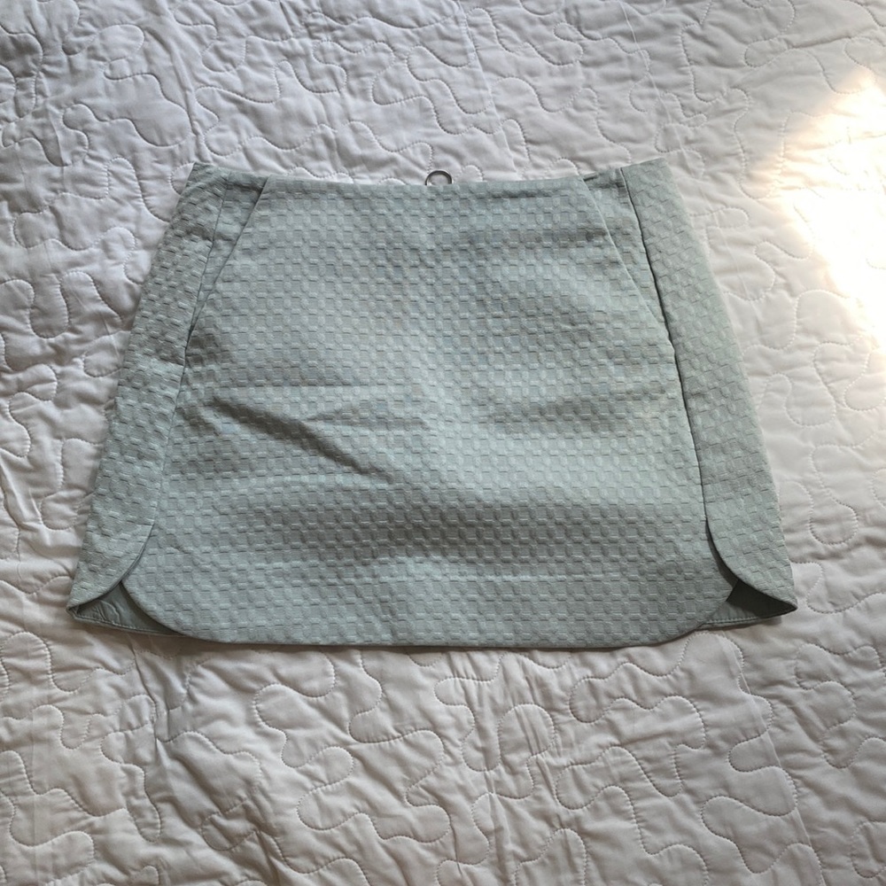 Light Blue Mini Skirt
